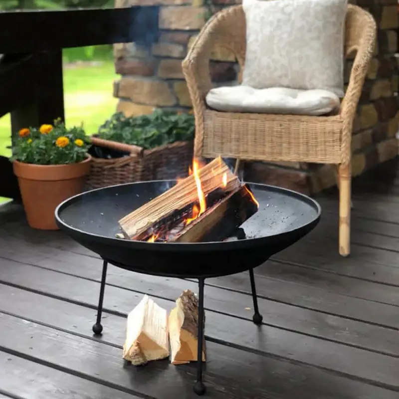 متریال مناسب میز آتش هیزمی