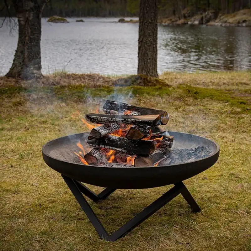 متریال مناسب میز آتش هیزمی