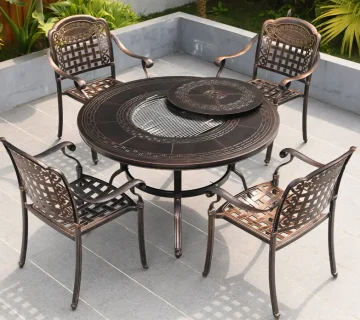 محافظت میز و صندلی آلومینیومی