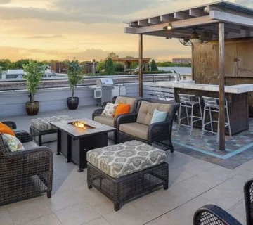 دکور بالکن و تراس بزرگ