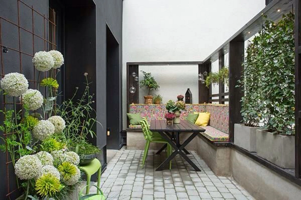 چیدمان مینیمال برای دکور پاسیو